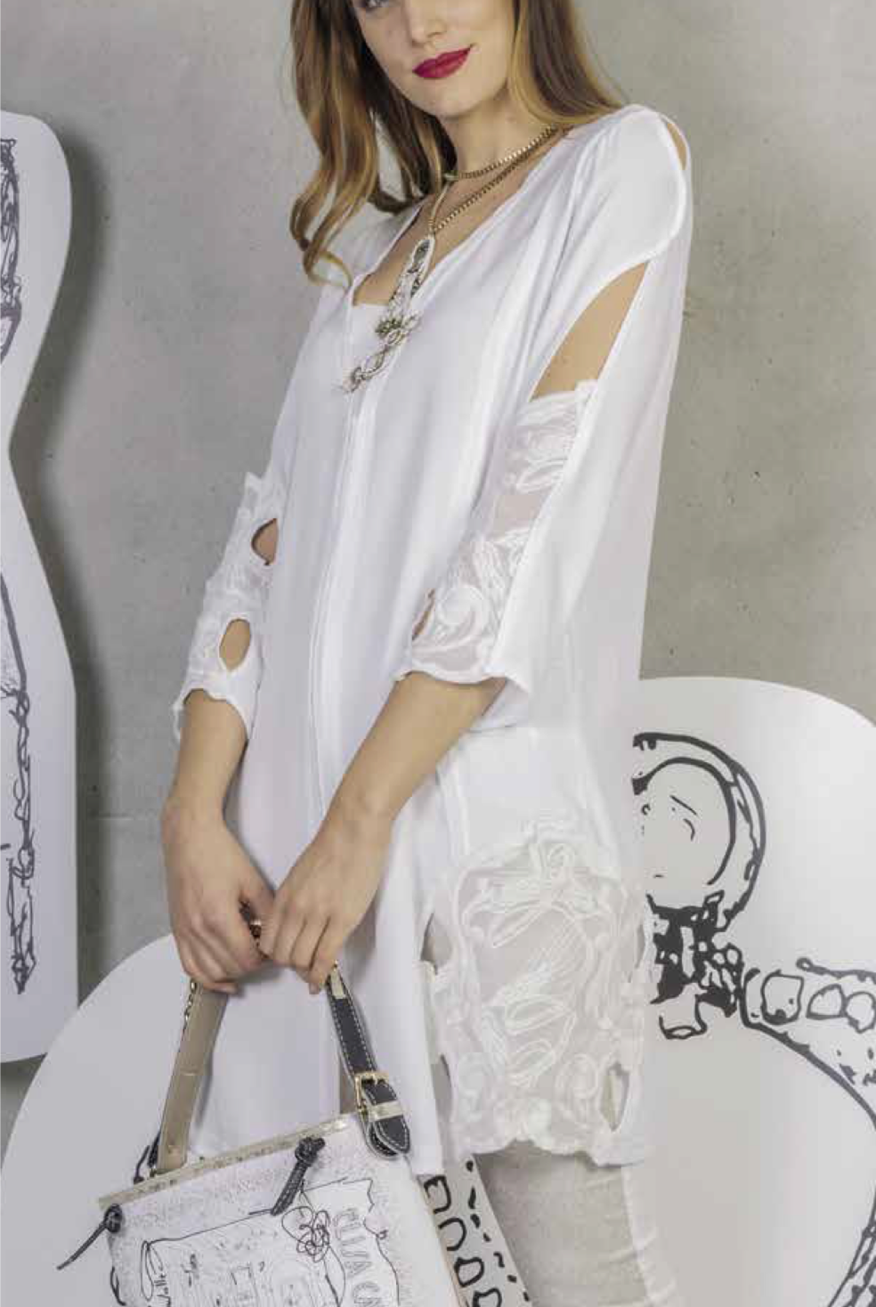 ELISA CAVALETTI Tunika Bianco - Das Modewerk