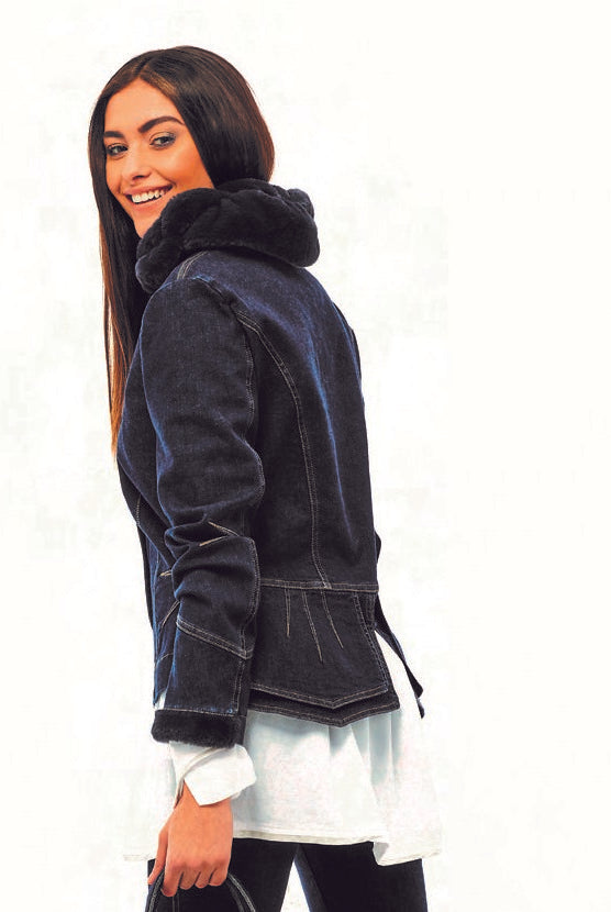 ELISA CAVALETTI Jacke Denim Blu Valigia - Das Modewerk