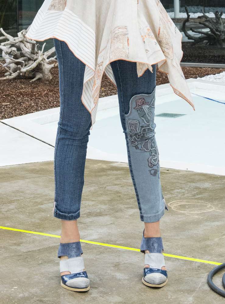 ELISA CAVALETTI Hose Denim Blue - Das Modewerk