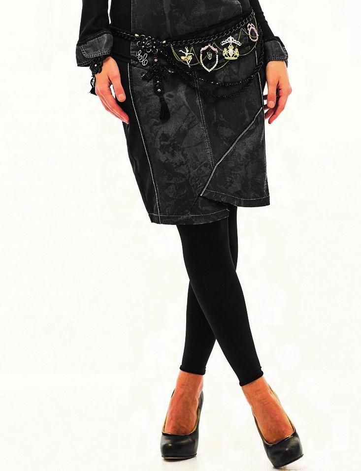 ELISA CAVALETTI Rock Denim Nero (55 cm) - Das Modewerk