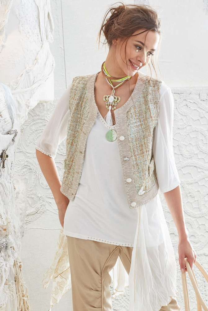 ELISA CAVALETTI Weste Peridoto Topazio - Das Modewerk