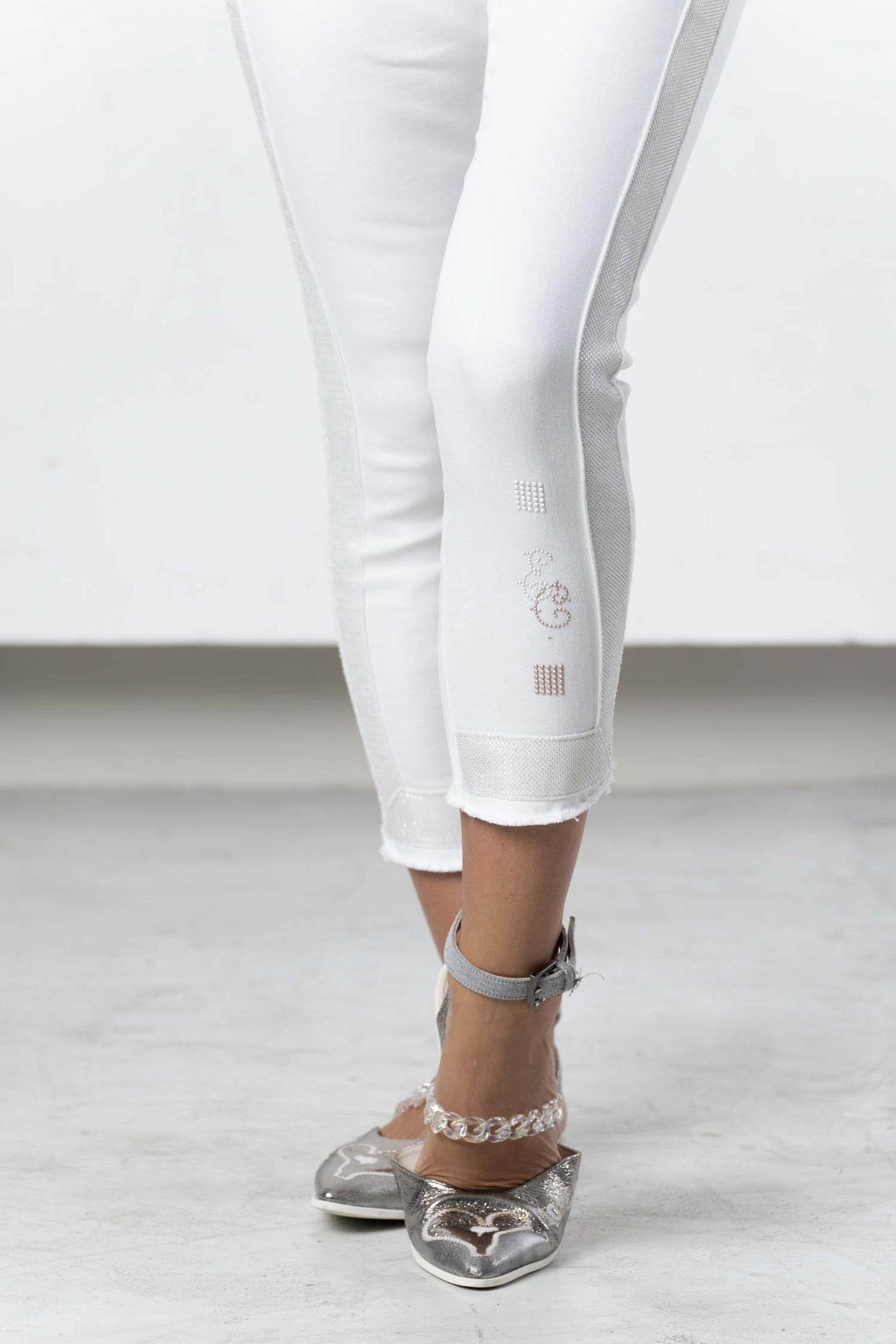 ELISA CAVALETTI Capri pants Bianco