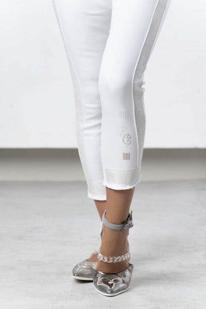 ELISA CAVALETTI Capri pants Bianco