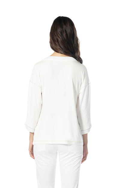 ELISA CAVALETTI T-Shirt Weiß+Schwarz