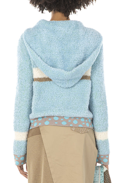 ELISA CAVALETTI Strickjacke Beige+Hellblau