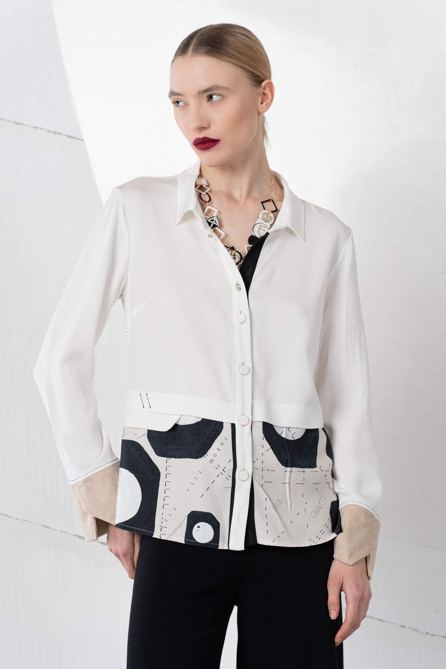 ELISA CAVALETTI blouse St. Geomatria