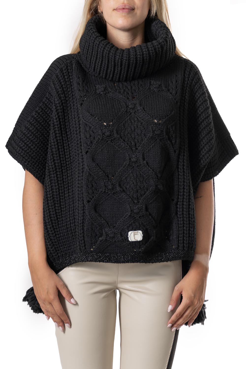 ELISA CAVALETTI Strickpullover Beige+Schwarz