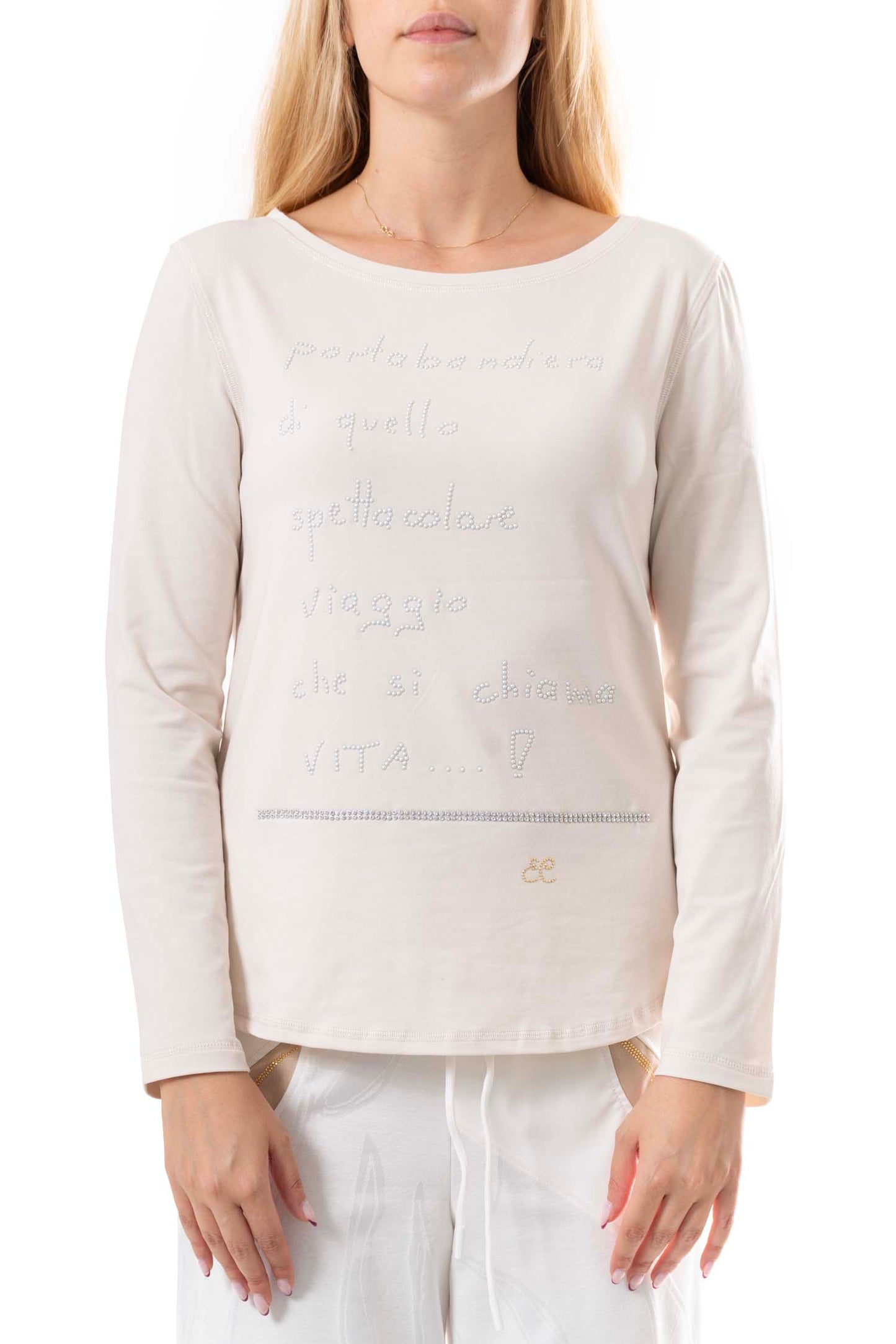 ELISA CAVALETTI Sweatshirt mit Aufschrift