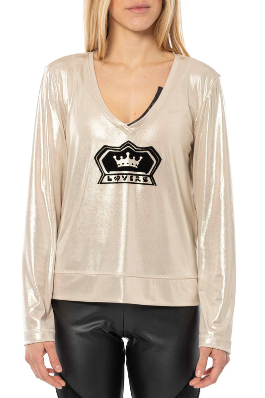 ELISA CAVALETTI sweatshirt Oro Nero