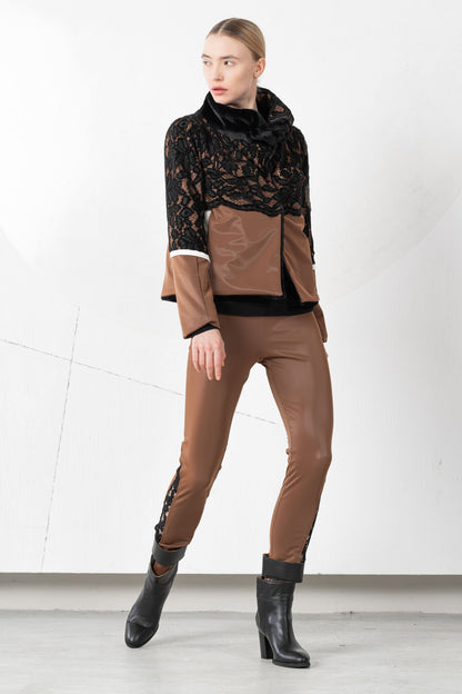 ELISA CAVALETTI leather leggings Frizzante