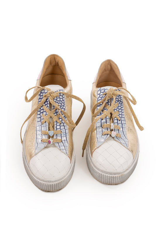 ELISA CAVALETTI Sneaker Gold+Copper