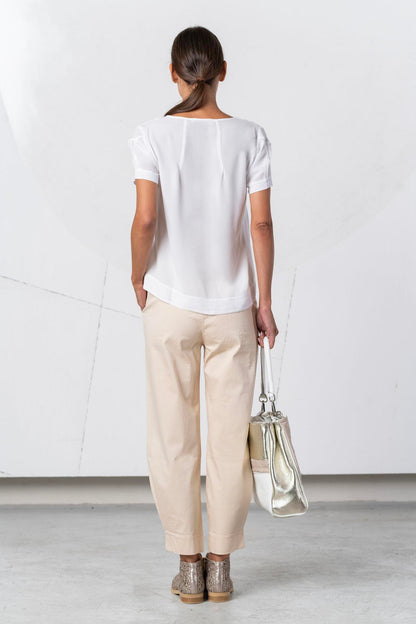 ELISA CAVALETTI summer pants yellow+beige