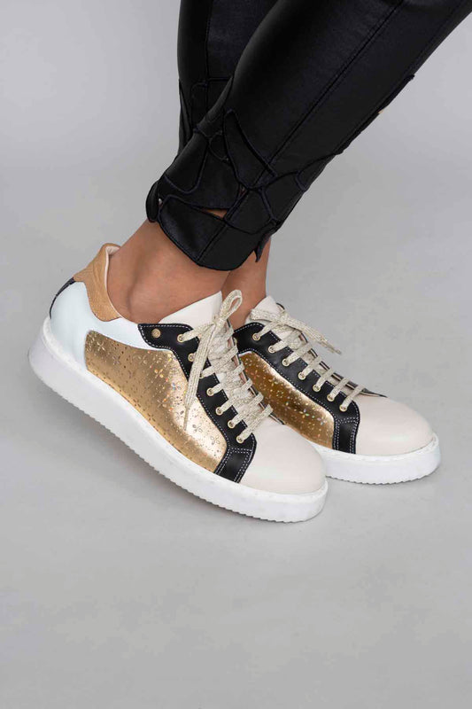 ELISA CAVALETTI Sneakers Gold + Silver