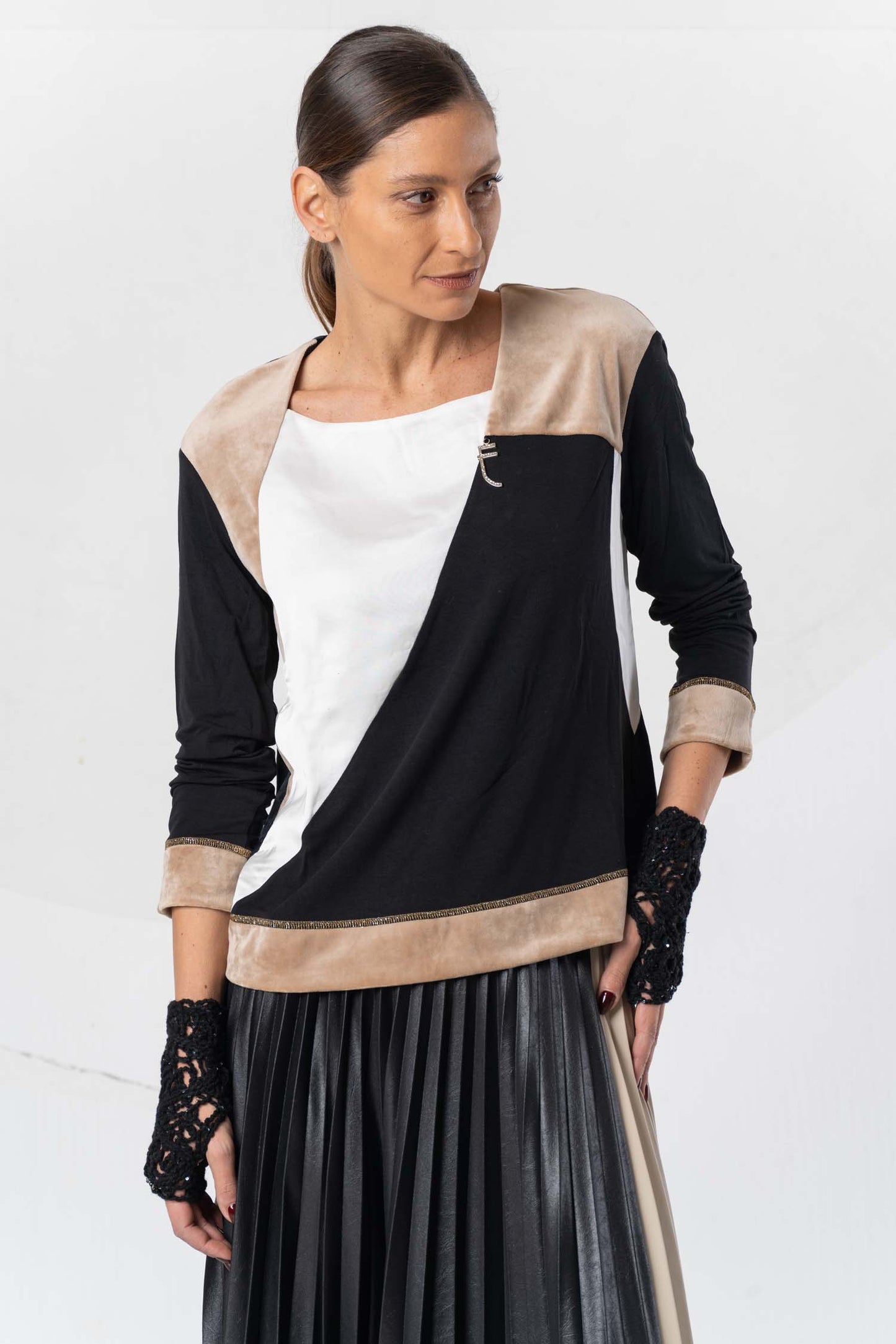 ELISA CAVALETTI sweatshirt Nero Chitarra