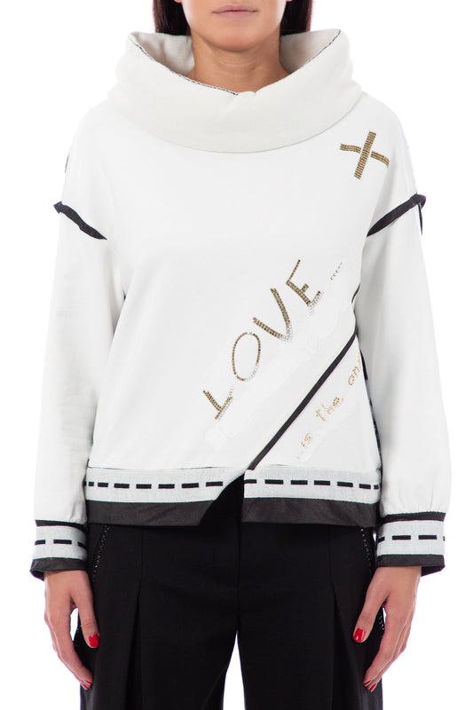 ELISA CAVALETTI Sweater Black+White