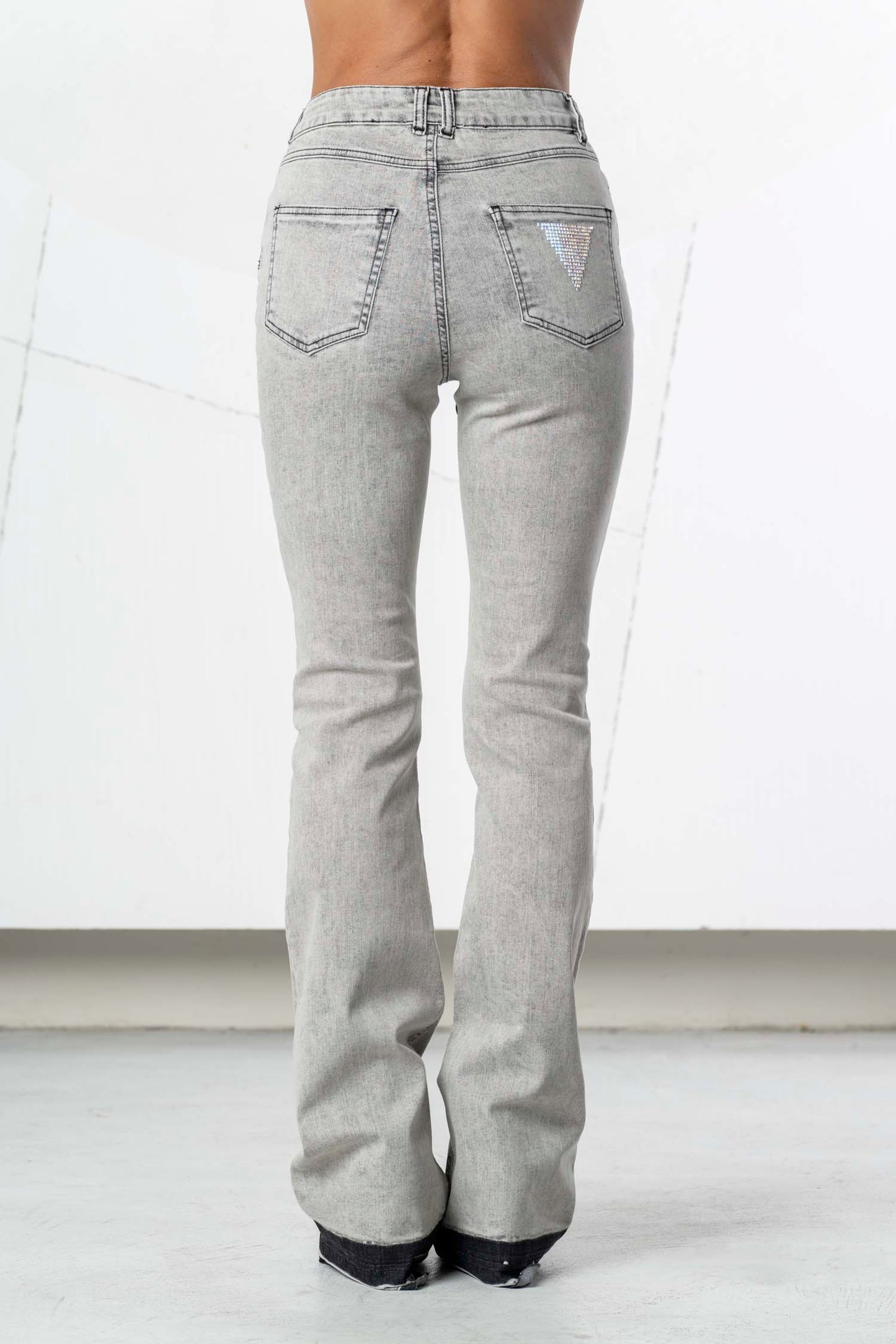 ELISA CAVALETTI Jeans Grey+Green