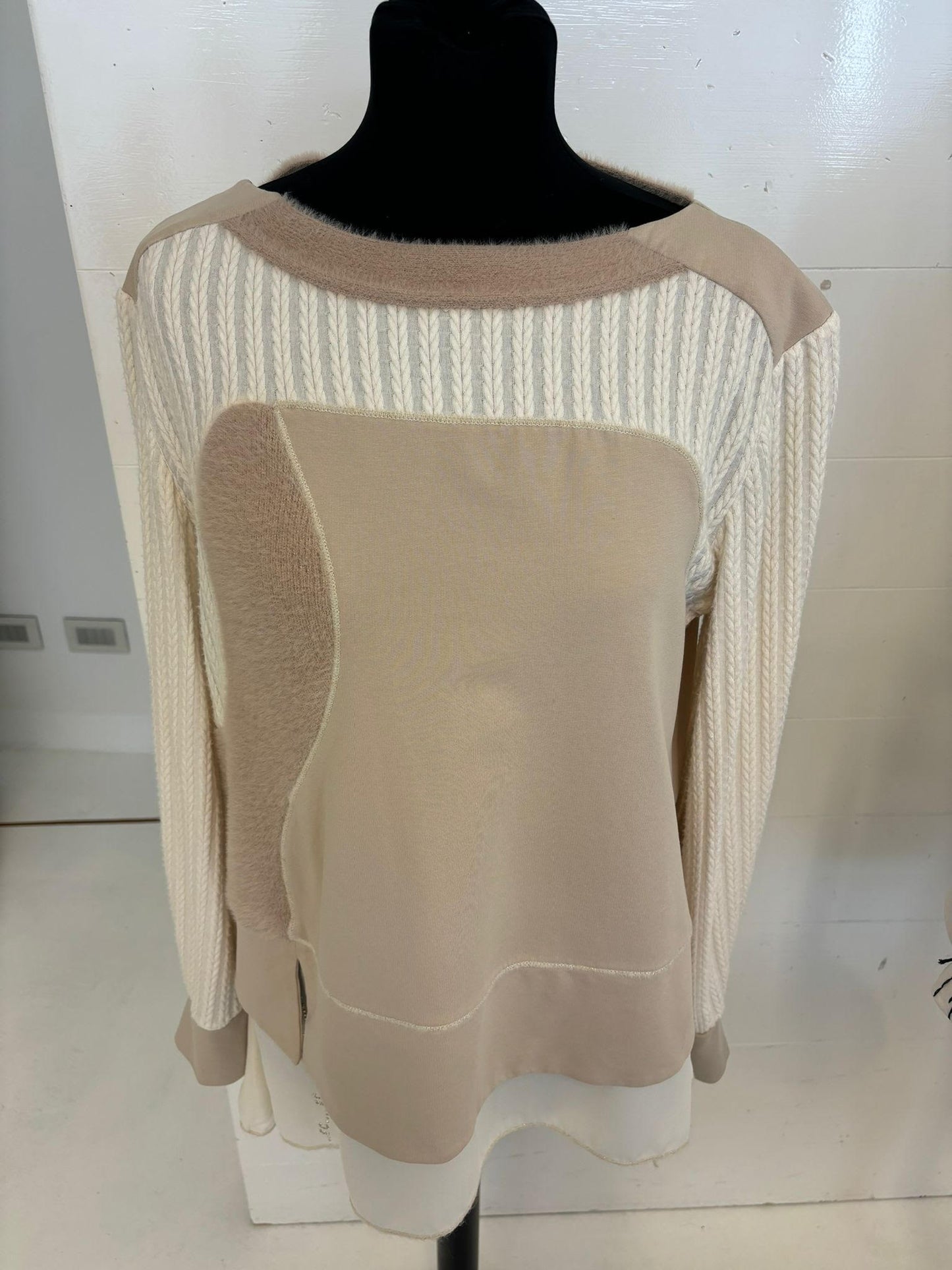 ELISA CAVALETTI Sweatshirt Mint+Beige