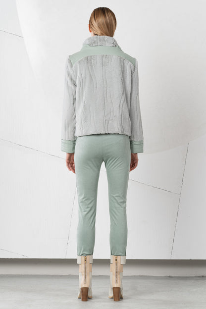 ELISA CAVALETTI leggings mint+black