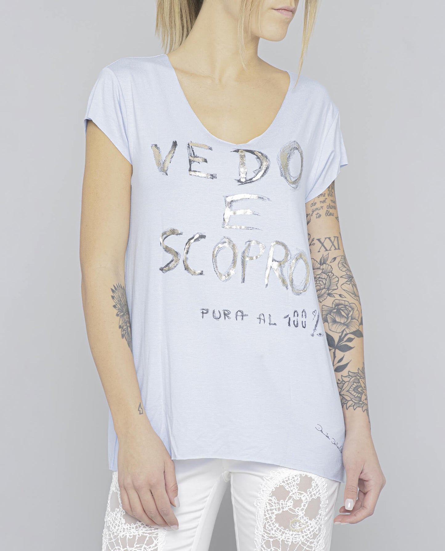 DANIELA DALLAVALLE T-shirt with print