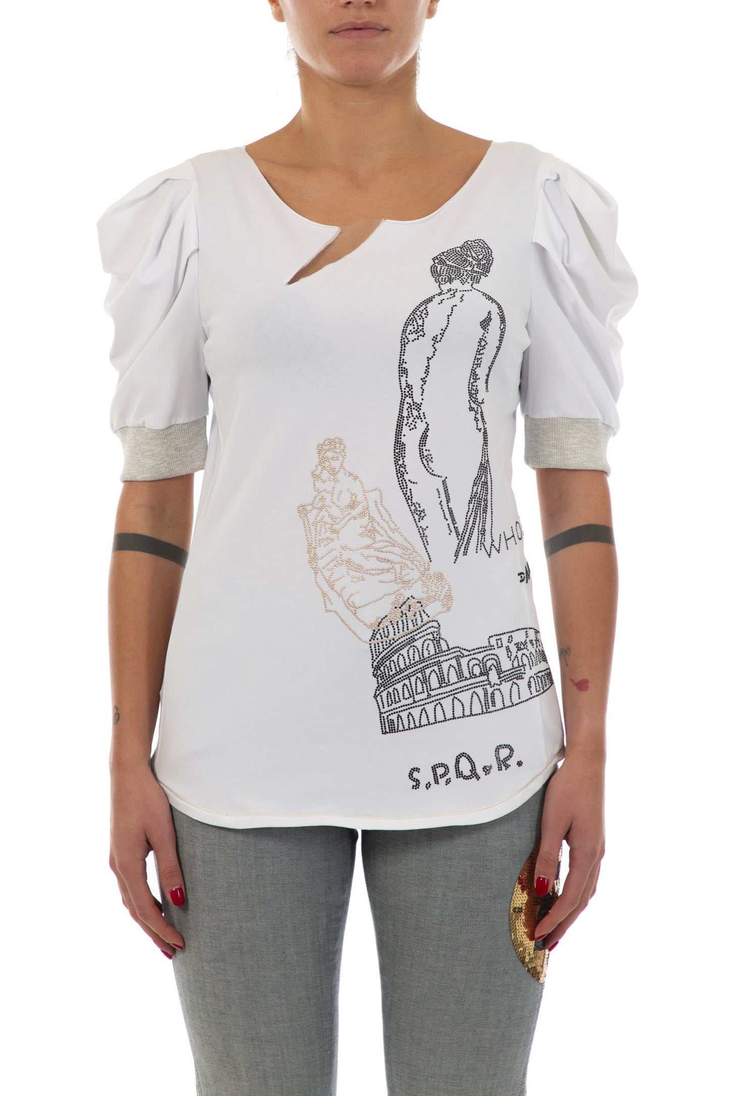 DANIELA DALLAVALLE T-Shirt Bianco