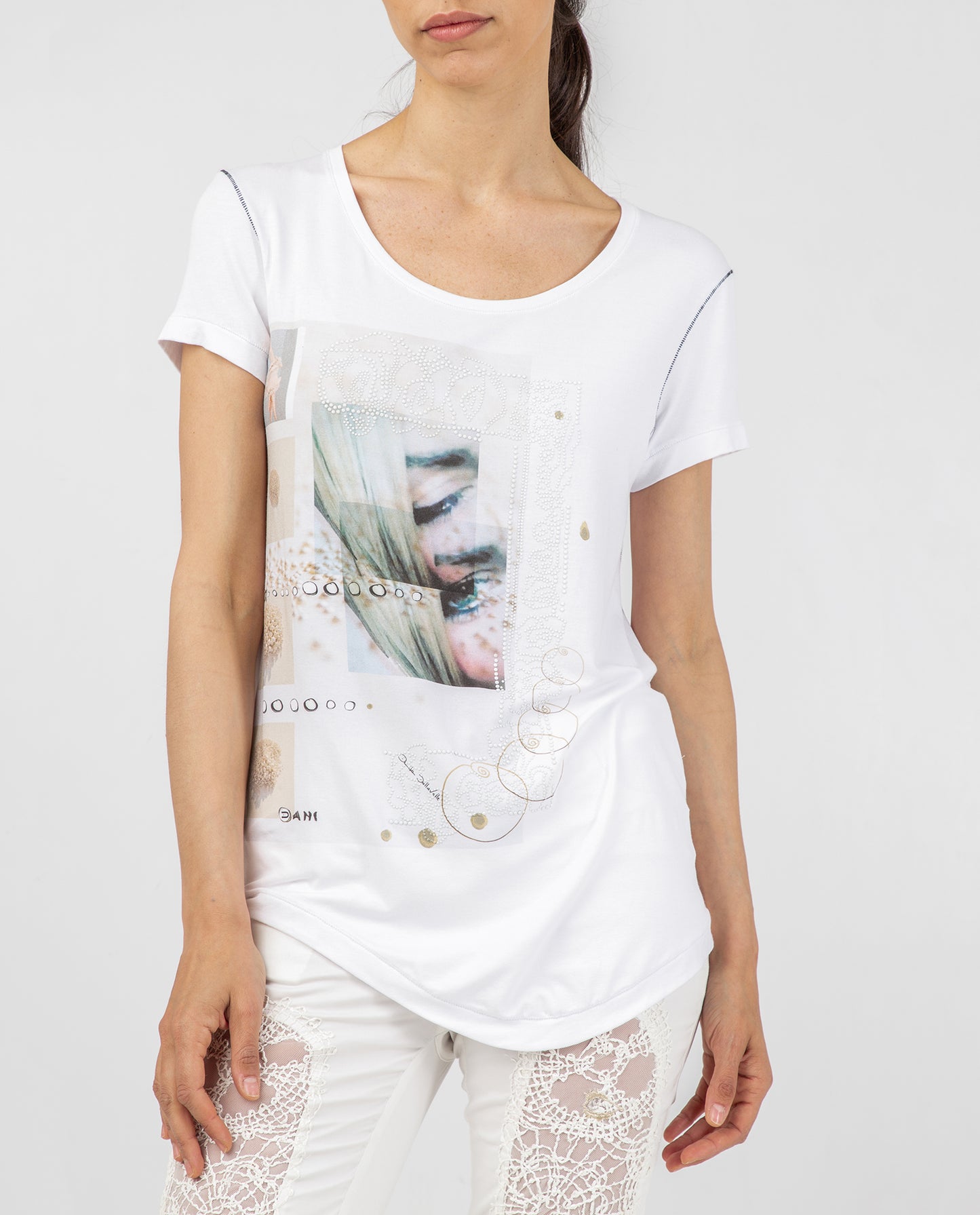 DANIELA DALLAVALLE T-Shirt Bianco