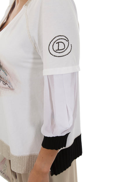 DANIELA DALLAVALLE T-Shirt Bianco