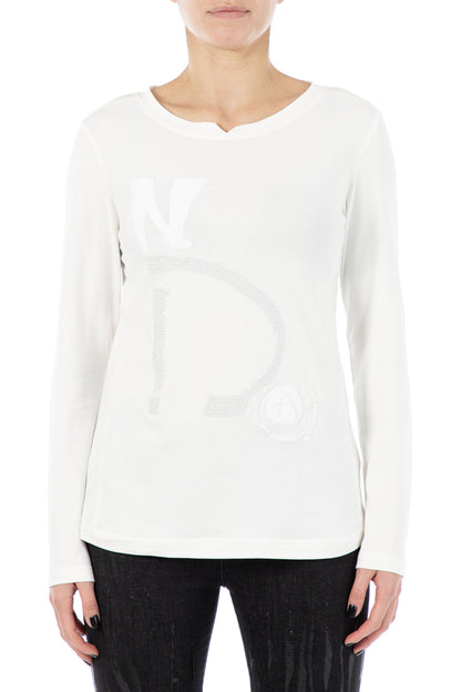 DANIELA DALLAVALLE T-Shirt Schwarz+Weiß