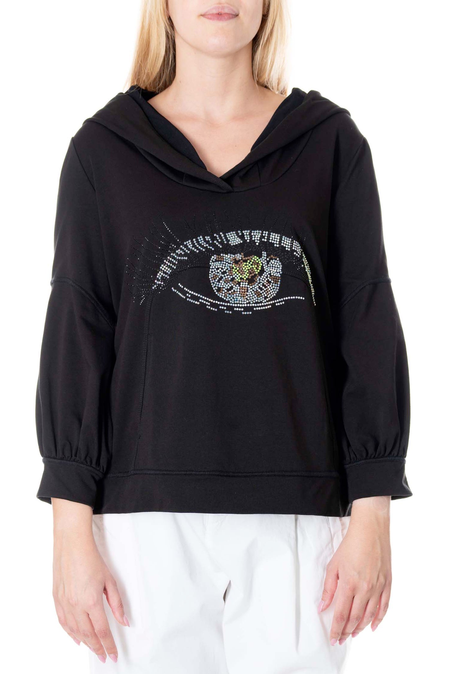 DANIELA DALLAVALLE hoodie with eye