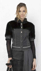 ELISA CAVALETTI Jacke Denim-Nero - Das Modewerk